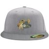 Flexfit 6210 Structured Flat Bill Fitted Hat Thumbnail