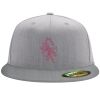 Flexfit 6210 Structured Flat Bill Fitted Hat Thumbnail