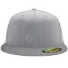 Flexfit 6210 Structured Flat Bill Fitted Hat Thumbnail