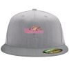 Flexfit 6210 Structured Flat Bill Fitted Hat Thumbnail