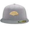 Flexfit 6210 Structured Flat Bill Fitted Hat Thumbnail