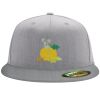 Flexfit 6210 Structured Flat Bill Fitted Hat Thumbnail