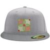 Flexfit 6210 Structured Flat Bill Fitted Hat Thumbnail