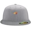 Flexfit 6210 Structured Flat Bill Fitted Hat Thumbnail