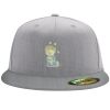 Flexfit 6210 Structured Flat Bill Fitted Hat Thumbnail