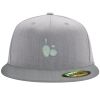 Flexfit 6210 Structured Flat Bill Fitted Hat Thumbnail
