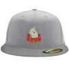 Flexfit 6210 Structured Flat Bill Fitted Hat Thumbnail