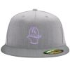 Flexfit 6210 Structured Flat Bill Fitted Hat Thumbnail