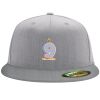 Flexfit 6210 Structured Flat Bill Fitted Hat Thumbnail