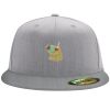Flexfit 6210 Structured Flat Bill Fitted Hat Thumbnail