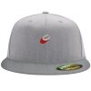 Flexfit 6210 Structured Flat Bill Fitted Hat Thumbnail