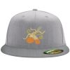 Flexfit 6210 Structured Flat Bill Fitted Hat Thumbnail