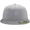 Flexfit 6210 Structured Flat Bill Fitted Hat Thumbnail