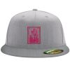 Flexfit 6210 Structured Flat Bill Fitted Hat Thumbnail