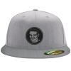 Flexfit 6210 Structured Flat Bill Fitted Hat Thumbnail