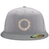 Flexfit 6210 Structured Flat Bill Fitted Hat Thumbnail