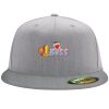 Flexfit 6210 Structured Flat Bill Fitted Hat Thumbnail