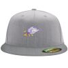 Flexfit 6210 Structured Flat Bill Fitted Hat Thumbnail