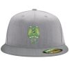 Flexfit 6210 Structured Flat Bill Fitted Hat Thumbnail