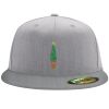 Flexfit 6210 Structured Flat Bill Fitted Hat Thumbnail