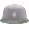 Flexfit 6210 Structured Flat Bill Fitted Hat Thumbnail