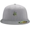 Flexfit 6210 Structured Flat Bill Fitted Hat Thumbnail