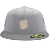Flexfit 6210 Structured Flat Bill Fitted Hat Thumbnail