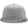 Flexfit 6210 Structured Flat Bill Fitted Hat Thumbnail