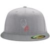 Flexfit 6210 Structured Flat Bill Fitted Hat Thumbnail