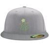 Flexfit 6210 Structured Flat Bill Fitted Hat Thumbnail