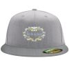Flexfit 6210 Structured Flat Bill Fitted Hat Thumbnail