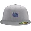 Flexfit 6210 Structured Flat Bill Fitted Hat Thumbnail