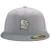 Flexfit 6210 Structured Flat Bill Fitted Hat Thumbnail