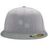Flexfit 6210 Structured Flat Bill Fitted Hat Thumbnail