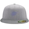 Flexfit 6210 Structured Flat Bill Fitted Hat Thumbnail
