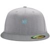 Flexfit 6210 Structured Flat Bill Fitted Hat Thumbnail