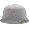 Flexfit 6210 Structured Flat Bill Fitted Hat Thumbnail
