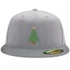 Flexfit 6210 Structured Flat Bill Fitted Hat Thumbnail