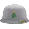 Flexfit 6210 Structured Flat Bill Fitted Hat Thumbnail