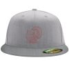 Flexfit 6210 Structured Flat Bill Fitted Hat Thumbnail