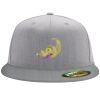 Flexfit 6210 Structured Flat Bill Fitted Hat Thumbnail