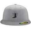 Flexfit 6210 Structured Flat Bill Fitted Hat Thumbnail