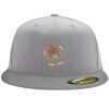 Flexfit 6210 Structured Flat Bill Fitted Hat Thumbnail