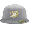 Flexfit 6210 Structured Flat Bill Fitted Hat Thumbnail
