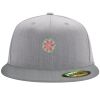 Flexfit 6210 Structured Flat Bill Fitted Hat Thumbnail