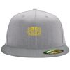 Flexfit 6210 Structured Flat Bill Fitted Hat Thumbnail