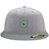 Flexfit 6210 Structured Flat Bill Fitted Hat Thumbnail