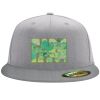 Flexfit 6210 Structured Flat Bill Fitted Hat Thumbnail