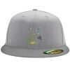 Flexfit 6210 Structured Flat Bill Fitted Hat Thumbnail