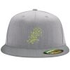 Flexfit 6210 Structured Flat Bill Fitted Hat Thumbnail